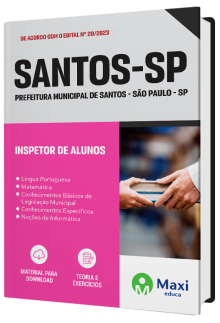 Apostila Prefeitura de Santos - SP - 2023