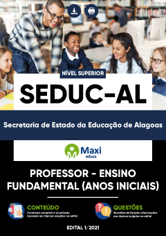Apostila Secretaria de Estado da Educação de Alagoas - SEDUC-AL