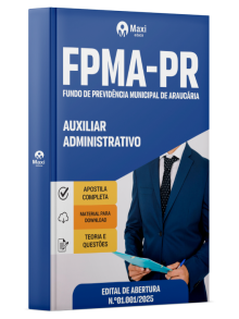 Apostila FPMA-PR - Fundo de Previdência Municipal de Araucária - 2025