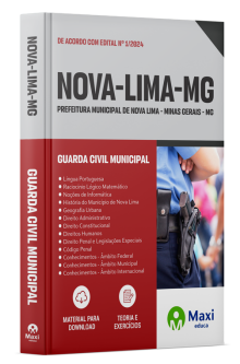 Apostila Prefeitura de Nova Lima - MG - 2024