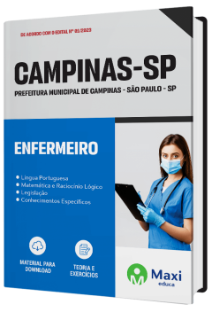 Apostila Prefeitura de Campinas - SP - 2023