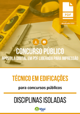 Técnico em Edificações para Concursos Públicos