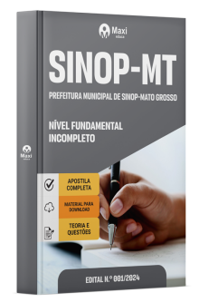 Apostila Prefeitura de Sinop-MT 2024