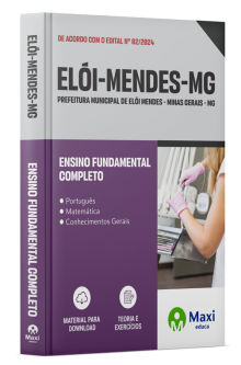 Apostila Prefeitura de Elói Mendes-MG 2024 -