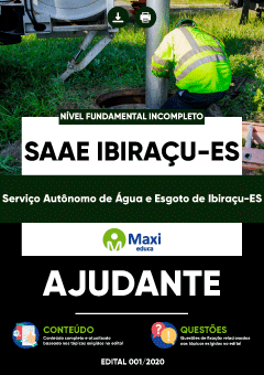 Apostila Serviço Autônomo de Água e Esgoto de Ibiraçu-ES - Ajudante