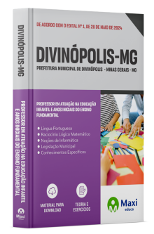 Apostila Prefeitura de Divinópolis - MG - 2024