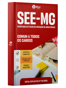 Apostila SEE-MG - Secretaria de Estado de Educação de Minas Gerais - 2025