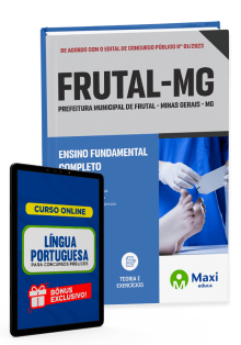 Apostila Prefeitura de Frutal - MG - 2023