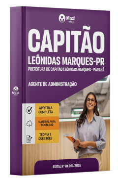 Apostila Prefeitura de Capitão Leônidas Marques - PR - 2025