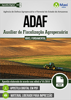 Auxiliar de Fiscalização Agropecuária