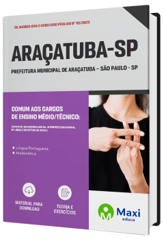 Apostila Prefeitura de Araçatuba-SP 2023