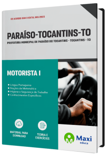 Apostila Prefeitura de Paraíso - TO - 2023