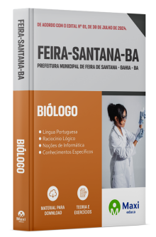 Apostila Prefeitura de Feira de Santana-BA  - 2024