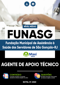 Apostila Fundação Municipal de Assistência à Saúde dos Servidores de São Gonçalo-RJ - FUNASG