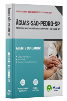 Apostila Prefeitura de Águas de São Pedro - SP - 2024