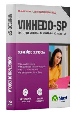 Apostila Prefeitura de Vinhedo - SP - 2023