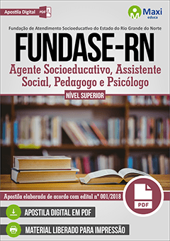 Agente Socioeducativo, Assistente Social, Pedagogo e Psicólogo