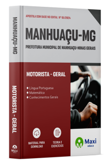 Apostila Prefeitura de Manhuaçu - MG - 2024