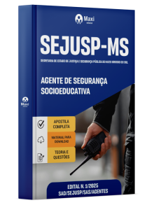 Apostila SEJUSP-MS - Secretaria de Estado de Justiça e Segurança Pública do Mato Grosso do Sul - 2025