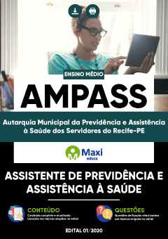 Apostila Autarquia Municipal da Previdência e Assistência à Saúde dos Servidores do Recife-PE - AMPASS
