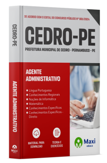 Apostila Prefeitura de Cedro-PE 2024
