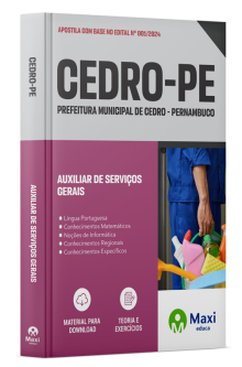 Apostila Prefeitura de Cedro-PE 2024