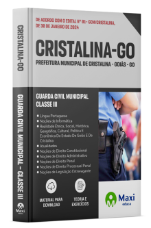 Apostila Prefeitura de Cristalina - GO - 2024