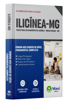 Apostila Prefeitura de Ilicínea-MG 2024