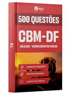 Caderno 500 questões gabaritadas - CBM-DF - 2025