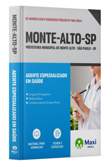 Apostila Prefeitura de Monte Alto - SP - 2024