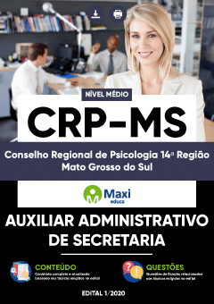 Apostila Conselho Regional de Psicologia 14ª Região - Mato Grosso do Sul - CRP-MS