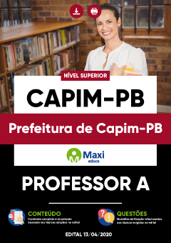 Apostila Prefeitura de Capim-PB