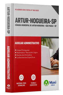 Apostila Câmara de Artur Nogueira - SP - 2023