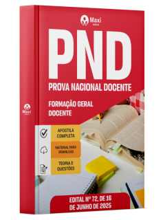 Apostila CNU Professores - Prova Nacional Docente (PND) -Formação Geral Docente - 2025