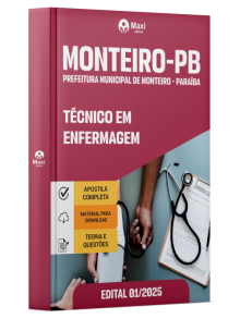 Apostila Prefeitura de Monteiro - PB - 2025