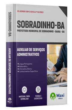 Apostila Prefeitura de Sobradinho - BA - 2023