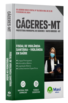 Apostila Prefeitura de Cáceres - MT - 2024