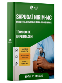 Apostila Prefeitura de Sapucaí-Mirim - MG - 2025