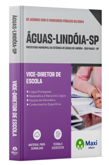 Apostila Prefeitura da Estância de Águas De Lindóia - SP - 2024