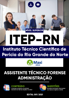 Apostila Digital em PDF do Instituto Técnico Científico de Perícia do Rio Grande do Norte - ITEP-RN