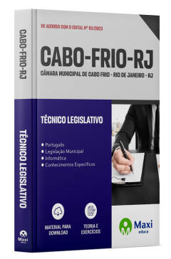 Apostila Câmara de Cabo Frio - RJ - 2024