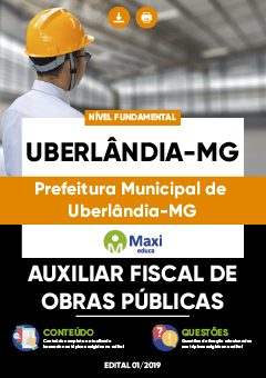 Apostila Digital em PDF da Prefeitura de Uberlândia - MG