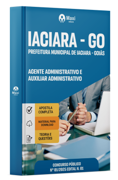 Apostila Prefeitura Municipal de Iaciara - GO 2025