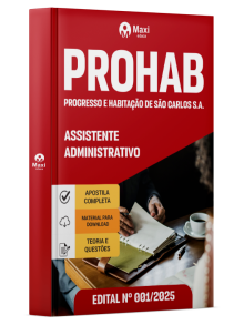Apostila PROHAB - Progresso e Habitação de São Carlos S.A. - 2025