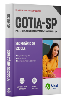 Apostila Prefeitura de Cotia - SP - 2024