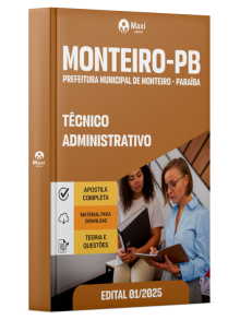 Apostila Prefeitura de Monteiro - PB - 2025