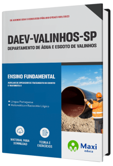 Apostila DAEV Valinhos - SP - 2023