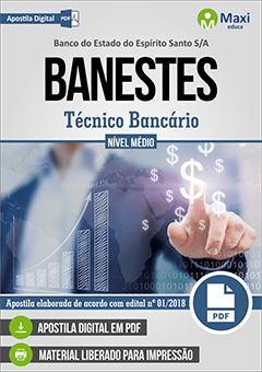 Apostila Digital em PDF do Banco do Estado do Espírito Santo S/A - BANESTES