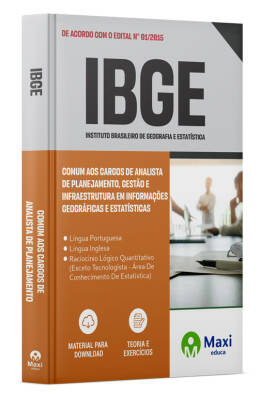 Comum aos cargos de Analista de Planejamento, Gestão e Infraestrutura em Informações Geográficas e Estatísticas e Tecnologista em Informações Geográficas e Estatísticas