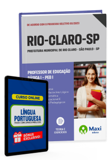 Apostila Prefeitura de Rio Claro - SP - 2023